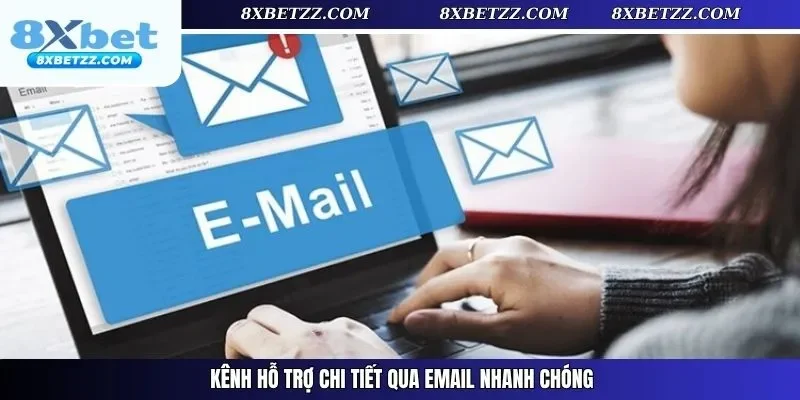 Kênh hỗ trợ chi tiết qua email nhanh chóng
